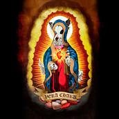 Vera Charu - Ilustración de una perrita convertida en Santa.. Ilustração tradicional projeto de Gabriel Salazar - 14.08.2021