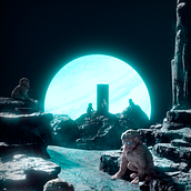 Mi Proyecto del curso: Ilustración fantástica 3D con Blender. Un progetto di 3D, Illustrazione digitale e Progettazione 3D di Valentina Matthey Ortiz - 25.01.2022