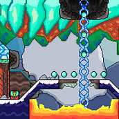 Mi Proyecto del curso: Creación de escenarios pixel art para videojuegos. Un progetto di Animazione 2D, Animazione 3D, Videogiochi, Pixel art, Progettazione di videogiochi e Sviluppo di videogiochi di Sebastian Ortega - 09.01.2022