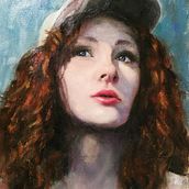 Mein Kursprojekt: Moderne Porträtmalerei mit Ölfarben. Traditional illustration, Fine Arts, Painting, and Oil Painting project by syllixx - 01.27.2022