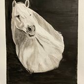 My project in Expressive Animal Portraits in Watercolor course. Traditional illustration, Watercolor Painting, Realistic Drawing, and Naturalistic Illustration project by Ann Lyon - 01.25.2022