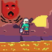 Mi Proyecto del curso: Animación de personajes en pixel art para videojuegos. Un progetto di Animazione di personaggi, Videogiochi, Pixel art e Sviluppo di videogiochi di Moises Hernández Miranda - 26.01.2022