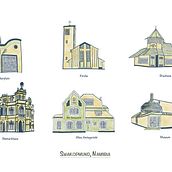 Mein Kursprojekt: Farbenfrohe Stadtporträts: Illustriere deinen Lieblingsort . Traditional illustration, Infographics, Drawing, Digital Illustration, and Digital Painting project by Christina Schmidt - 01.26.2022