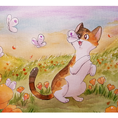 Mi Proyecto del curso: Ilustración de escenas narrativas en acuarela. Traditional illustration, Watercolor Painting, Stor, telling, Narrative, and Manga project by Rossana (Pame) Suárez Mondaca - 01.26.2022