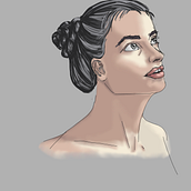 Mein Kursprojekt: Grundlagen der digitalen Porträtmalerei. Un progetto di Pittura e Pittura digitale di zelmer_design - 26.01.2022