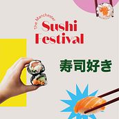 The Manchester Sushi Festival. Br, ing, Identit, Logo Design, Graphic Design, UX / UI, and Design project by Valerie Torres - 01.26.2022