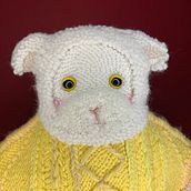 My project in Design and Embroidery of Dolls with Punch Needle  course - Baby Ada from the film "The Lamb" . Embroider, Decoration, Art To, s, Punch Needle, and Textile Design project by Daria - 01.21.2022