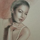 My project in Classical Portrait Drawing: The Renaissance Man’s Method course. Fine Arts, Sketching, Drawing, Portrait Drawing, Realistic Drawing, and Artistic Drawing project by Johanne Climaco - 01.26.2022