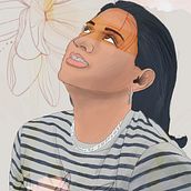 Mi Proyecto del curso: Retrato ilustrado con Procreate. Traditional illustration, Vector Illustration, Digital Illustration, and Portrait Drawing project by Diego R. Ortiz Martínez - 01.25.2022