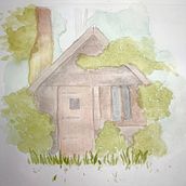 My project in Watercolor Illustration with Japanese Influence course. Un proyecto de Ilustración tradicional, Dibujo y Pintura a la acuarela de Mariana Cuevas - 27.01.2022