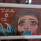 "Let me speak". Un progetto di Pittura acrilica, Pittura e Pittura decorativa di Pusca Madalina - 27.01.2022