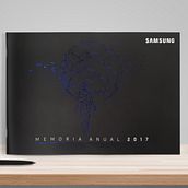 Samsung memoria anual 2017. Editorial Design, Art Direction, and Graphic Design project by Silvia Tateo - 10.09.2018