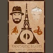 Proyecto para el concurso del cartel de la película Animales fantásticos y donde encontrarlos . Un progetto di Pubblicità, Design, Character design, Belle arti, Graphic design, Tipografia e Illustrazione tradizionale di Rubén Huéscar Santos - 19.11.2018