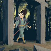 Unexpected discovery of Yasuo. Traditional illustration, Digital Illustration, and Digital Drawing project by Ernestas Jasilionis - 01.25.2022