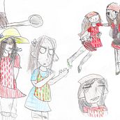 My project in Drawing Manga Characters from Scratch course. Traditional illustration, Character Design, Comic, Pencil Drawing, Drawing, and Manga project by ms.beccataylor - 01.28.2022