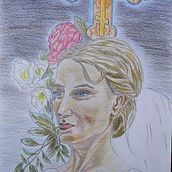 My project in Chiaroscuro Creative Portrait with Pencils course. Un proyecto de Ilustración tradicional, Dibujo a lápiz, Dibujo de Retrato, Dibujo artístico y Dibujo con lápices de colores de janerob100 - 24.01.2022