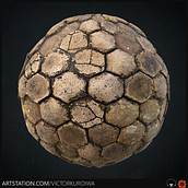 Meu projeto do curso: Introdução à criação de texturas com o Substance Designer. 3D, 3D Modeling, and Video Games project by Victor Kuroiwa - 01.28.2022