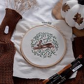 Meu projeto do curso: Bordado needle painting: recrie a beleza da vida selvagem. Traditional illustration, Embroider, and Textile Design project by Dai Castro - 01.28.2022