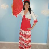 Flamenco Costume. Costume Design project by Diana - 01.28.2022