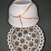 My project in Introduction to Kintsugi: Repair Your Pottery with Gold course. Een project van Craft,  Beeldende kunst, Keramiek y DIY van trishthefish13 - 28.01.2022