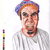 Autoretrato de 2020. Un progetto di Disegno realistico e Disegno con matite colorate di marcus.viniciusgorga - 28.01.2022