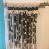 Mi Proyecto del curso: Macramé: técnicas de tejido envuelto. Arts, Crafts, Decoration, Fiber Arts, Macramé, Textile D, eing, and Textile Design project by viviecheverriap - 01.29.2022
