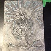 My final project in Printmaking with Linoleum course, . Un projet de Illustration traditionnelle, Artisanat, Beaux Arts , et Estampe de Quina. Gtz. - 29.01.2022