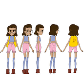 Meu projeto do curso: Design de personagens para animação com Photoshop. Animation, Character Design, and Character Animation project by Mariana Nair - 01.25.2022