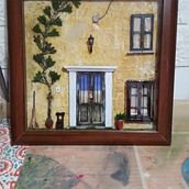 Il mio progetto  Diorama Quadro in 3D. Artesanato projeto de Ziopino Russo - 29.01.2022