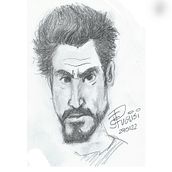 Meu projeto do curso: Retrato em caricatura com grafite . % João Carlos Puglisi tarafından hazırlanan Geleneksel illüstras, on, Çizim, Ve Portre Çizimi projesi - 01.28.2022