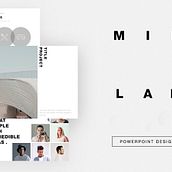 Minimal Template Design. Design Management, Graphic Design, Information Design, Marketing, Communication, and Presentation Design project by Gerald Olivas - 01.28.2022