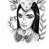 Mi Proyecto del curso: Diseño e ilustración digital de tatuajes con Procreate. Traditional illustration, Graphic Design, Digital Illustration, and Digital Drawing project by Reme Torres - 01.30.2022