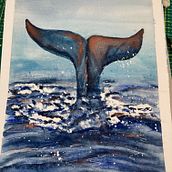 Naturalist Illustration Techniques: Whales in Watercolor course. Traditional illustration, Arts, Crafts, Painting, and Watercolor Painting project by Louise Duffett - 01.27.2022