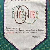 Meu projeto do curso: Técnicas básicas para bordado de letras. Embroider, and Textile Design project by biaconserva - 01.30.2022