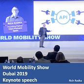 Keynote speech - World Mobility Show Dubai 2019. Business, Growth Marketing, Br, Strateg, and Creative Consulting project by Rich Radka - 01.30.2022