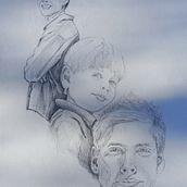 My son. Sketching, Drawing, Portrait Drawing, Artistic Drawing, and Sketchbook project by mjggmenorca2016 - 01.30.2022