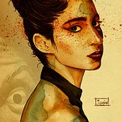 Mi Proyecto del curso: Retrato ilustrado con Procreate. Traditional illustration, Vector Illustration, Digital Illustration, Portrait Drawing, Film, Video, and TV project by Angel Lidon - 01.30.2022