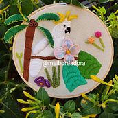 Mi Proyecto del curso: Introducción al bordado tridimensional. Un projet de Broderie , et Design textile de meibordadora - 30.01.2022