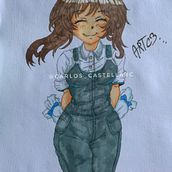 Mi Proyecto del curso: Coloreado con marcadores para dibujo manga. Traditional illustration, Comic, Color Theor, and Manga project by CARLOS CASTELLAR - 01.30.2022