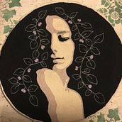 Mi hija, mi musa…. Embroider, Punch Needle, and Textile Design project by mjhsabate - 01.31.2022