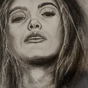 My project in Artistic Charcoal Portraiture: Creating Atmosphere course. Een project van Traditionele illustratie,  Beeldende kunst,  Tekening,  Portrettekening, Realistische tekening y  Artistieke tekening van sierraduchess - 31.01.2022