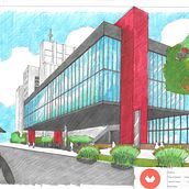 My project in Architectural Illustration: Humanize the Design of a Space course. Design, Architecture, L, scape Architecture, and Architectural Illustration project by Tycho de Veld - 01.31.2022