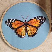 Meu projeto do curso: Técnicas de bordado realista. Un projet de Illustration traditionnelle, Broderie , et Design textile de janinecontro - 03.01.2022