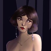 My project in Principles of Digital Painting for Portraits course. Painting, and Digital Painting project by math_sennep - 01.31.2022