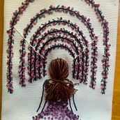 Il mio progetto del corso: Tecniche di ricamo per creare acconciature con volume. Accessor, Design, Costume Design, Embroider, Color Theor, and Textile Design project by Francesca TARRILLI - 01.31.2022