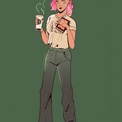 My project in Dynamic Character Illustration course. Un progetto di Illustrazione tradizionale, Character design, Fumetto, Creatività, Disegno, Disegno digitale e Manga di Siddarth S - 31.01.2022