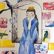 Introduction to Children’s Illustration project: The Paperbag Princess by Robert Munsch. Un progetto di Illustrazione tradizionale, Belle arti, Pittura, Disegno a matita, Disegno, Pittura ad acquerello, Illustrazione infantile e Narrativa di taliapeckel - 25.01.2022