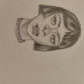 My project in Portrait Sketchbooking: Explore the Human Face course. Sketching, Drawing, Portrait Drawing, Artistic Drawing, and Sketchbook project by kanasiuczka - 01.31.2022
