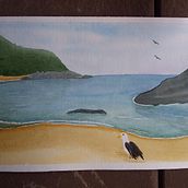 Meu projeto do curso: Paisagens atmosféricas em aquarela. Fine Arts, Painting, and Watercolor Painting project by sbvelten - 01.31.2022