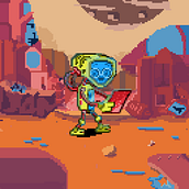 Proyecto final. Character Design, Video Games, Pixel Art, and Game Design project by diegomaxi3 - 01.30.2022